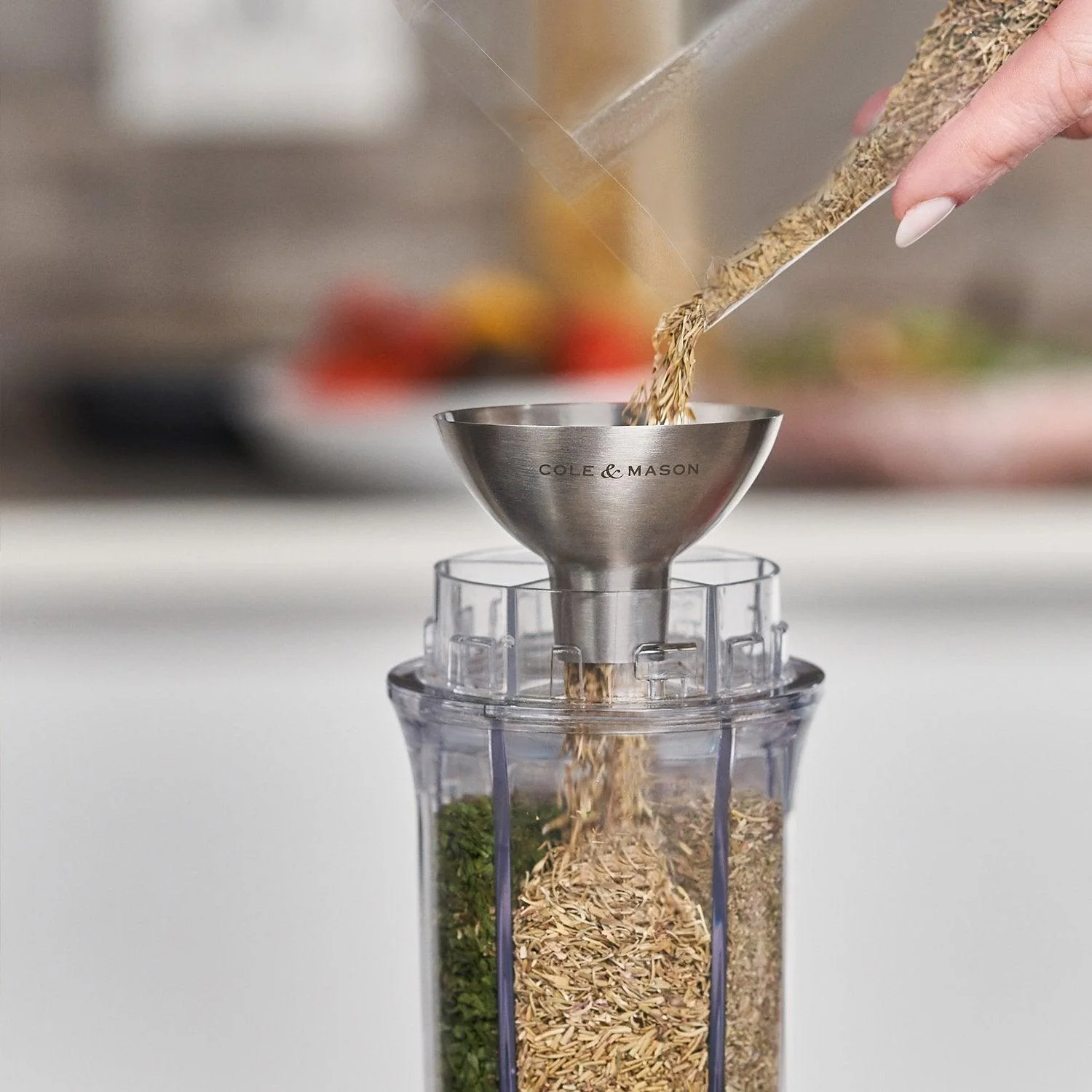 Cole & Mason Saunderton Herb 20cm Storage Shaker - Filled - Image 12