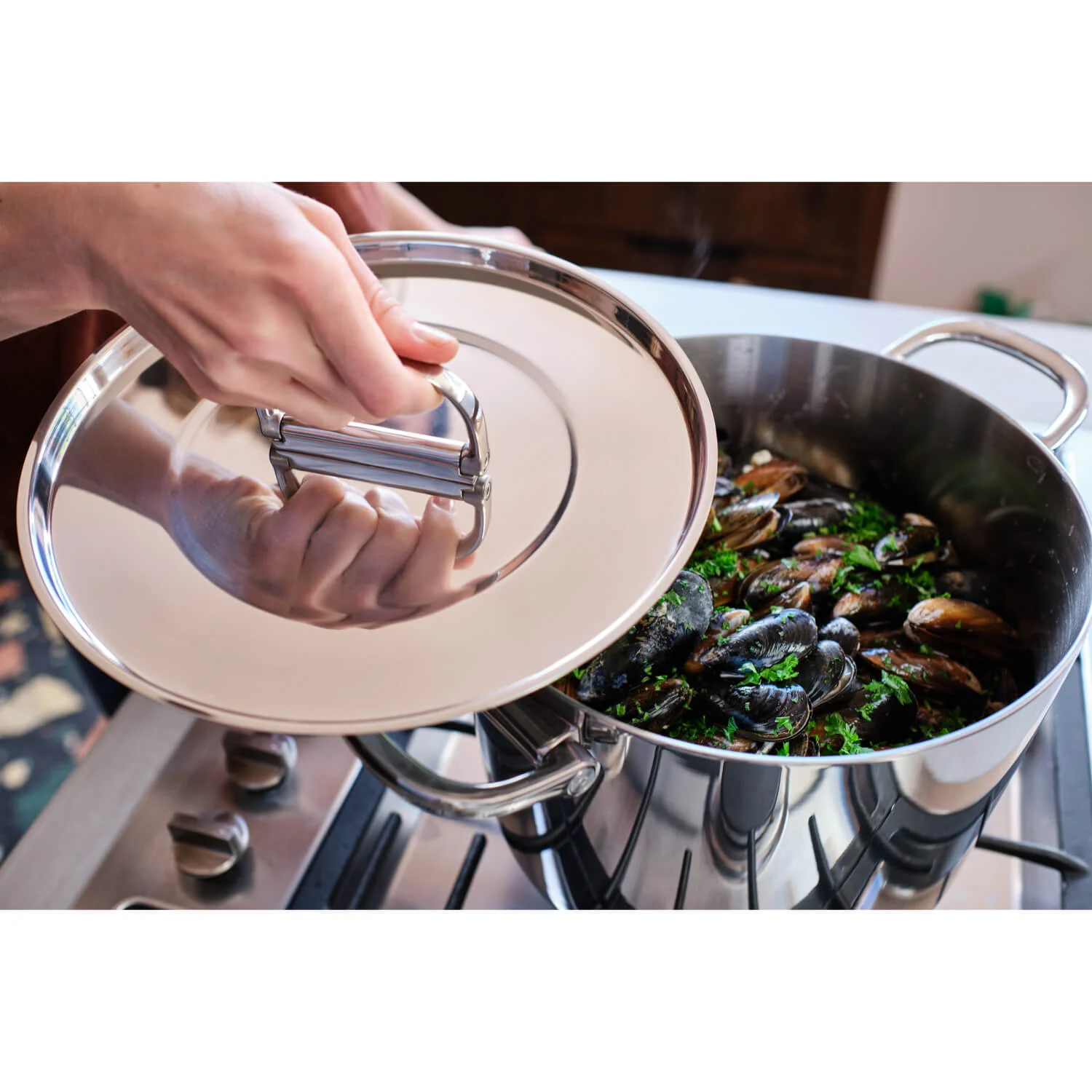 Joseph Joseph Space 6-Piece Folding Handle Cookware Set - Stainless Steel - Image 12