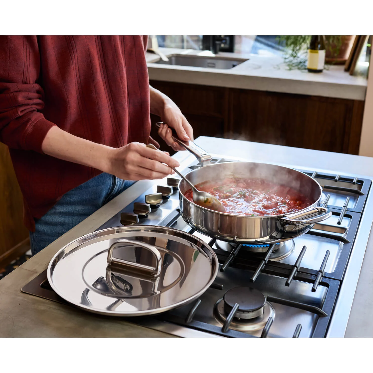 Joseph Joseph Space 6-Piece Folding Handle Cookware Set - Stainless Steel - Image 17