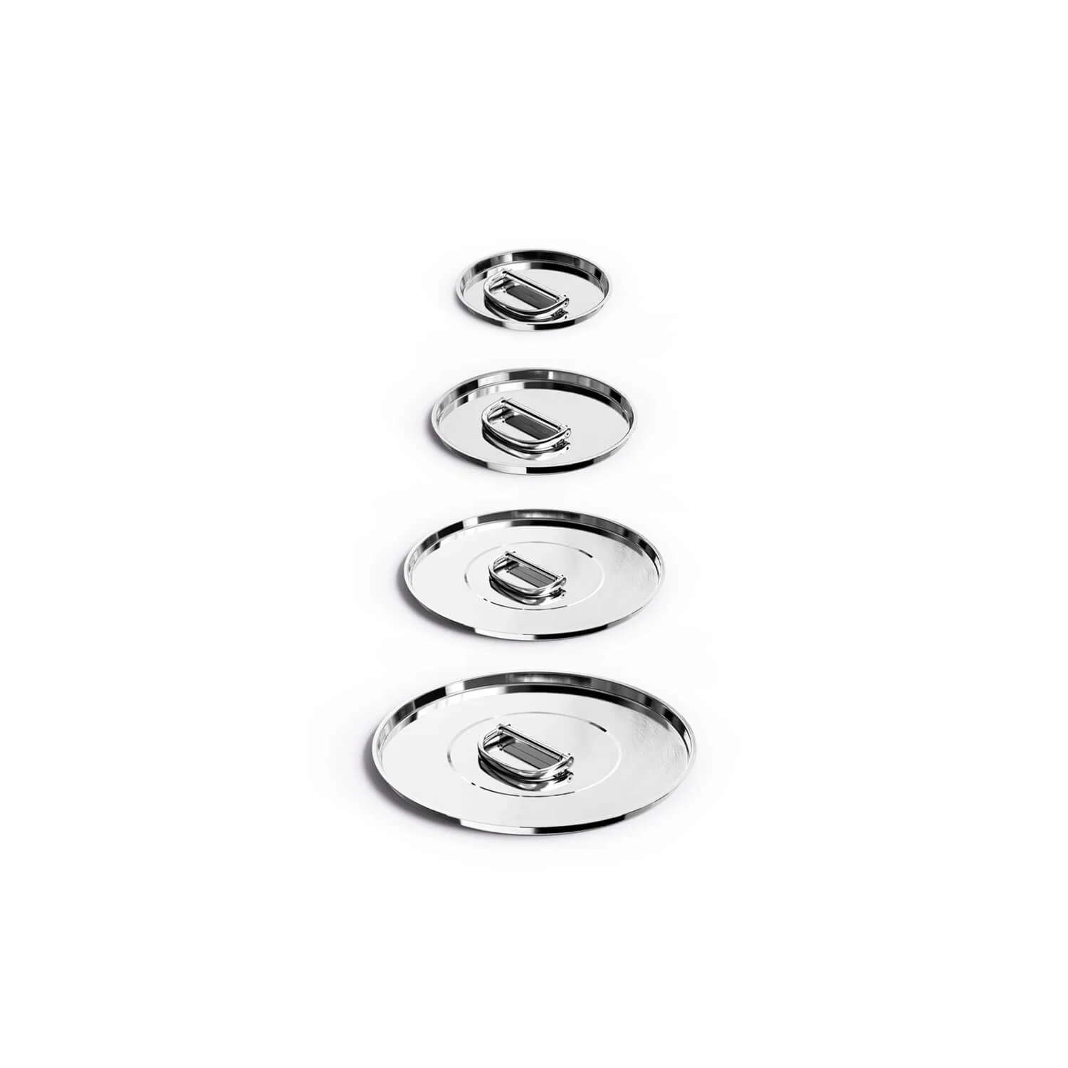 Joseph Joseph Space 6-Piece Folding Handle Cookware Set - Stainless Steel - Image 7