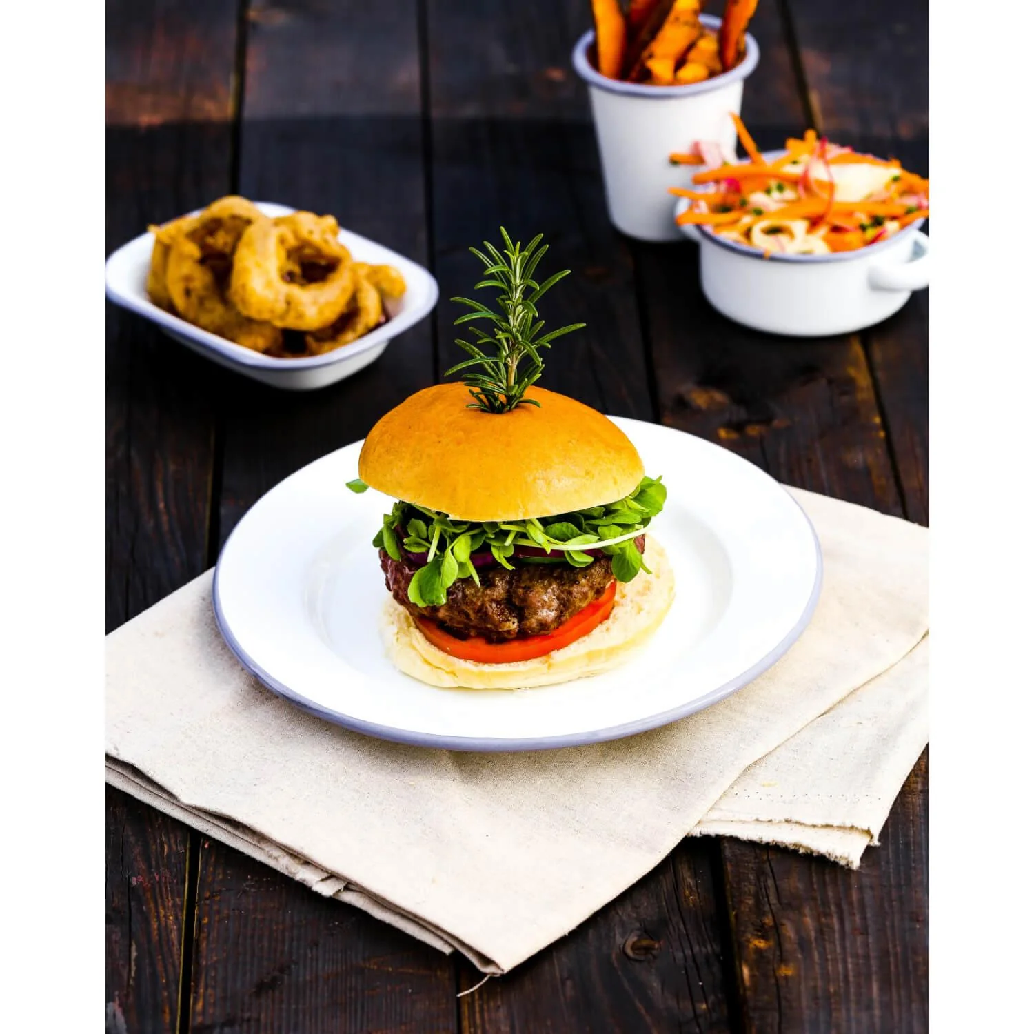 Living Nostalgia Enamel Dinner Plate - 24cm - Image 4