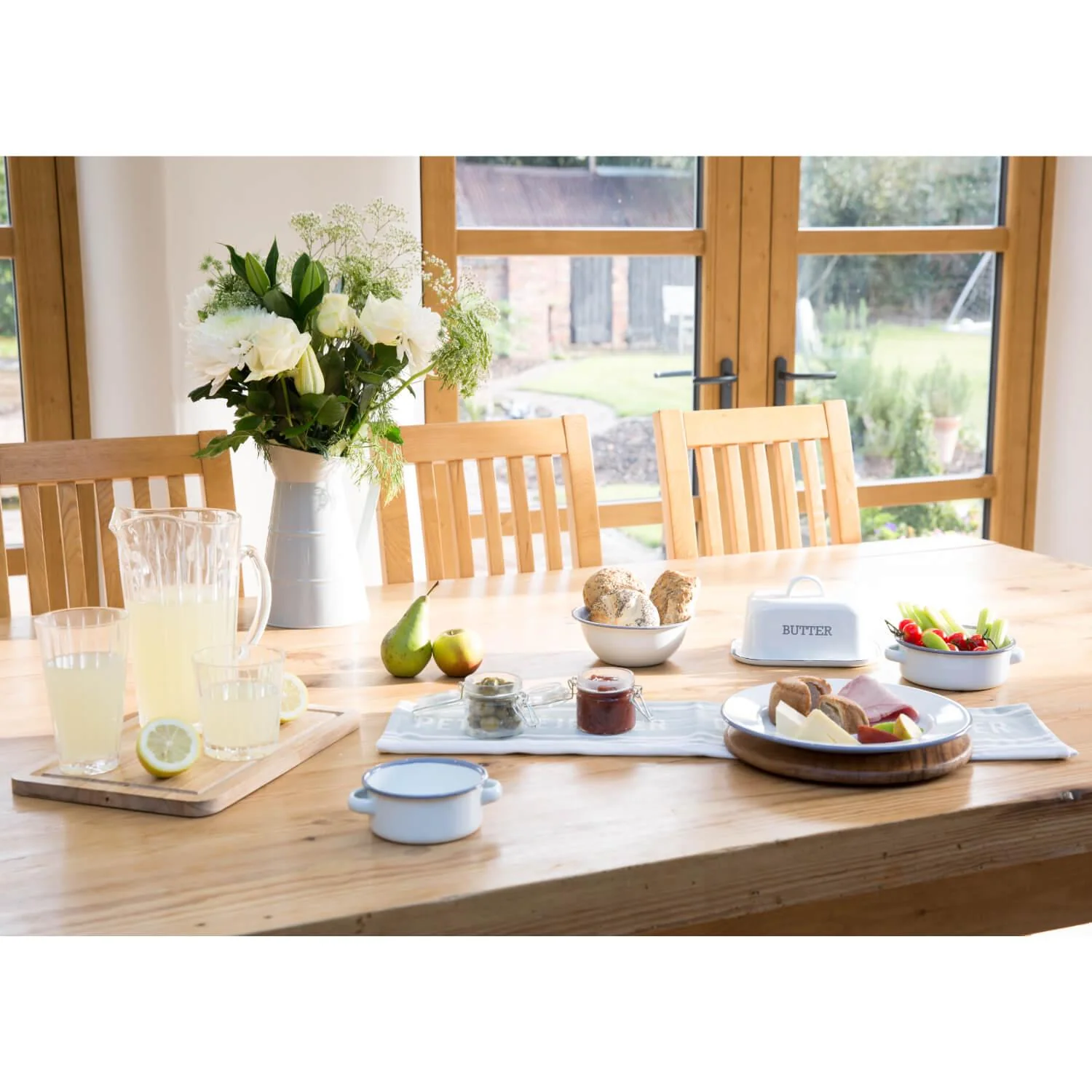 Living Nostalgia Enamel Dinner Plate - 24cm - Image 5