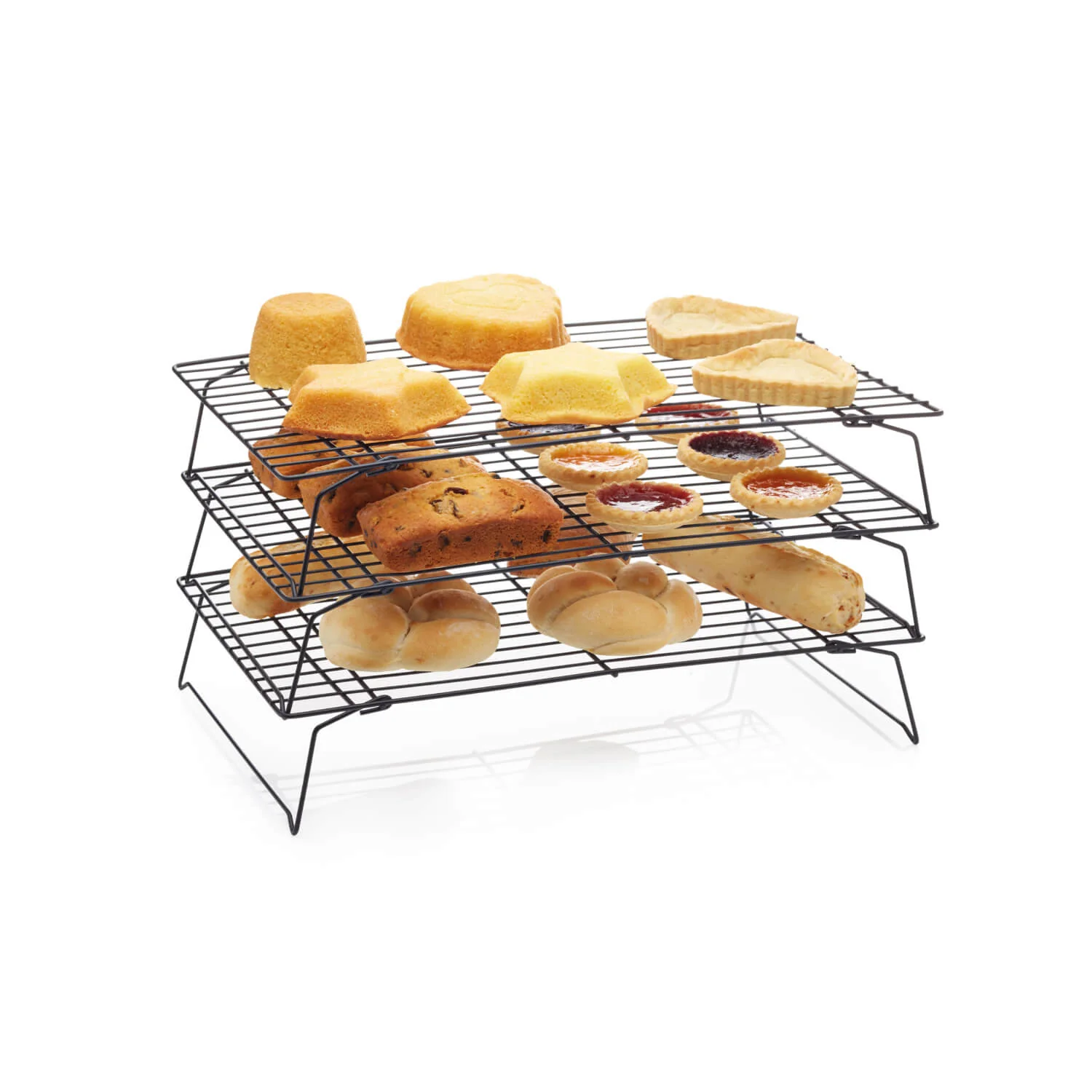KitchenCraft Non-Stick Cooling Rack - 3 Tier - Image 3
