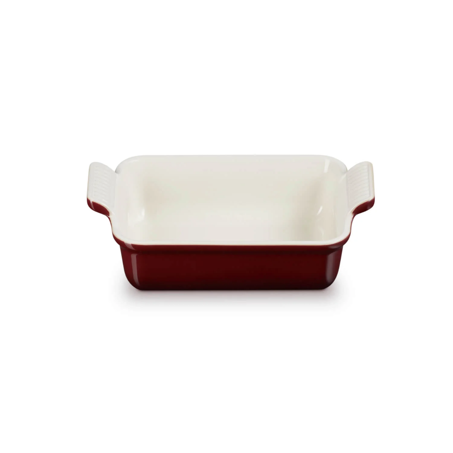 Le Creuset Stoneware Heritage 19cm Rectangular Deep Dish - Garnet - Image 4