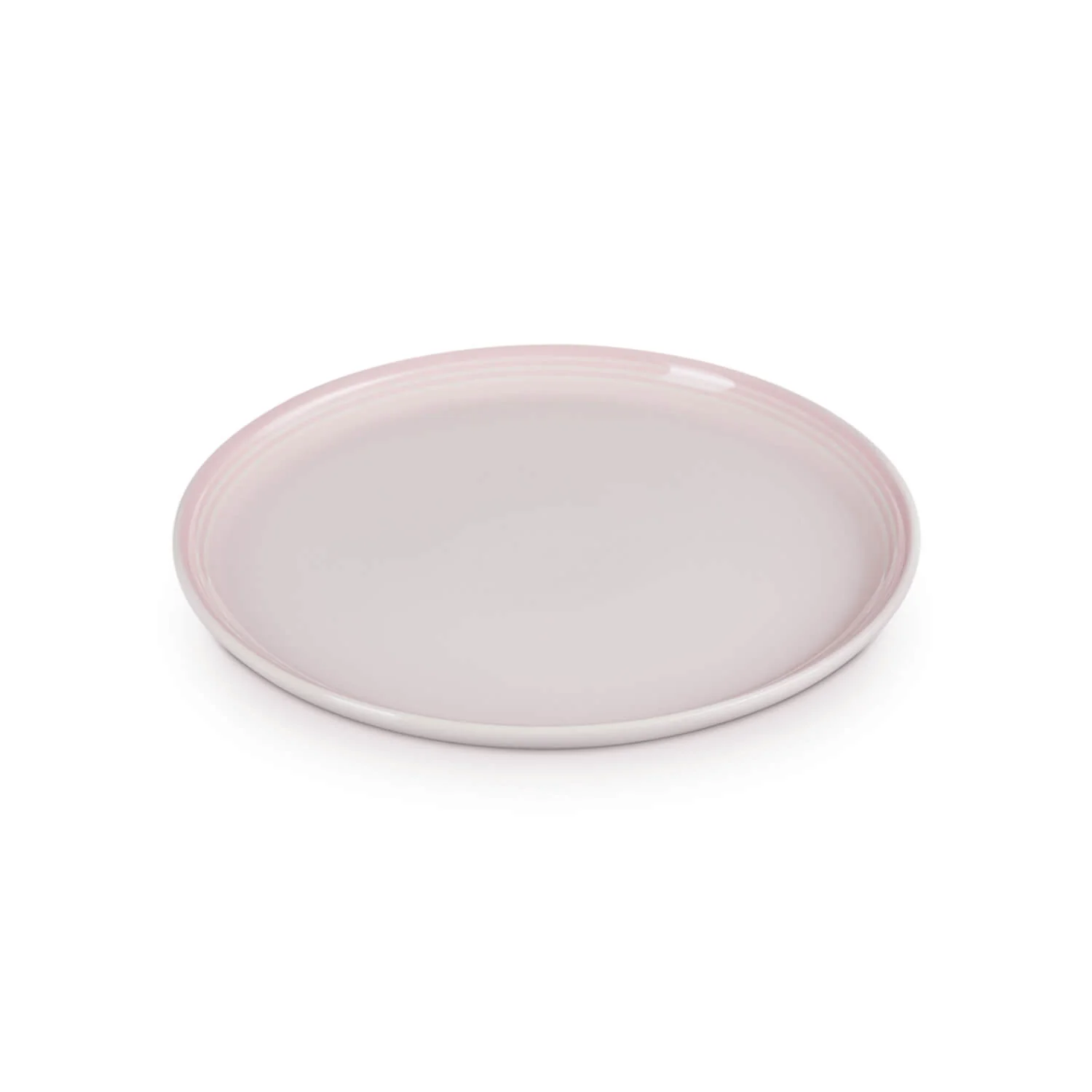Le Creuset 22cm Stoneware Coupe Side Plate - Shell Pink - Image 4