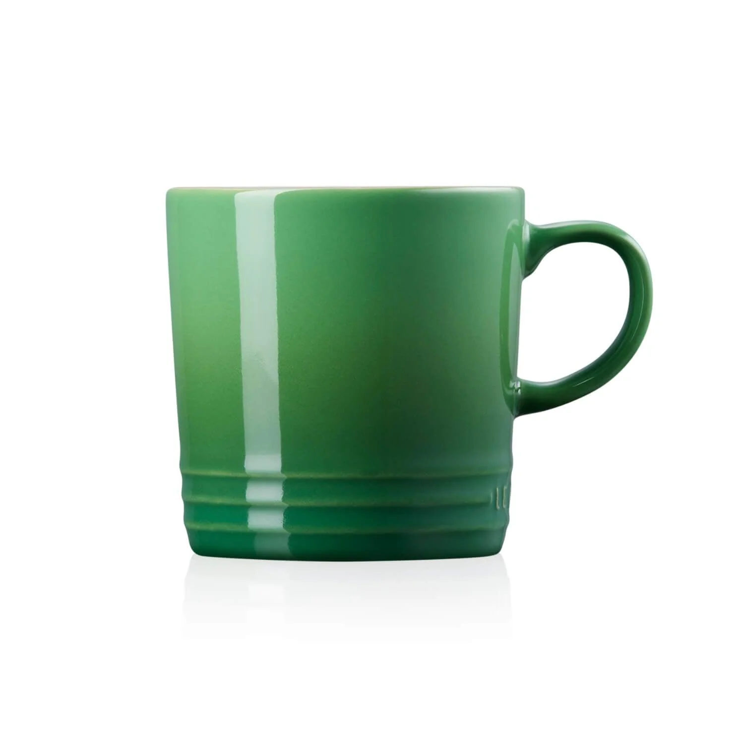 Le Creuset Bamboo Stoneware 4 Piece 350ml Mug & Grand Teapot Set - Green - Image 3