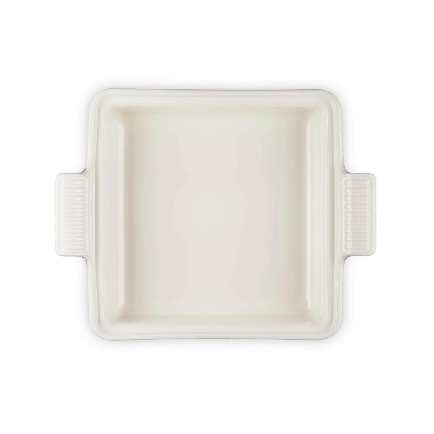 Le Creuset Heritage Stoneware 23cm Square Dish with Lid - Meringue - Image 4