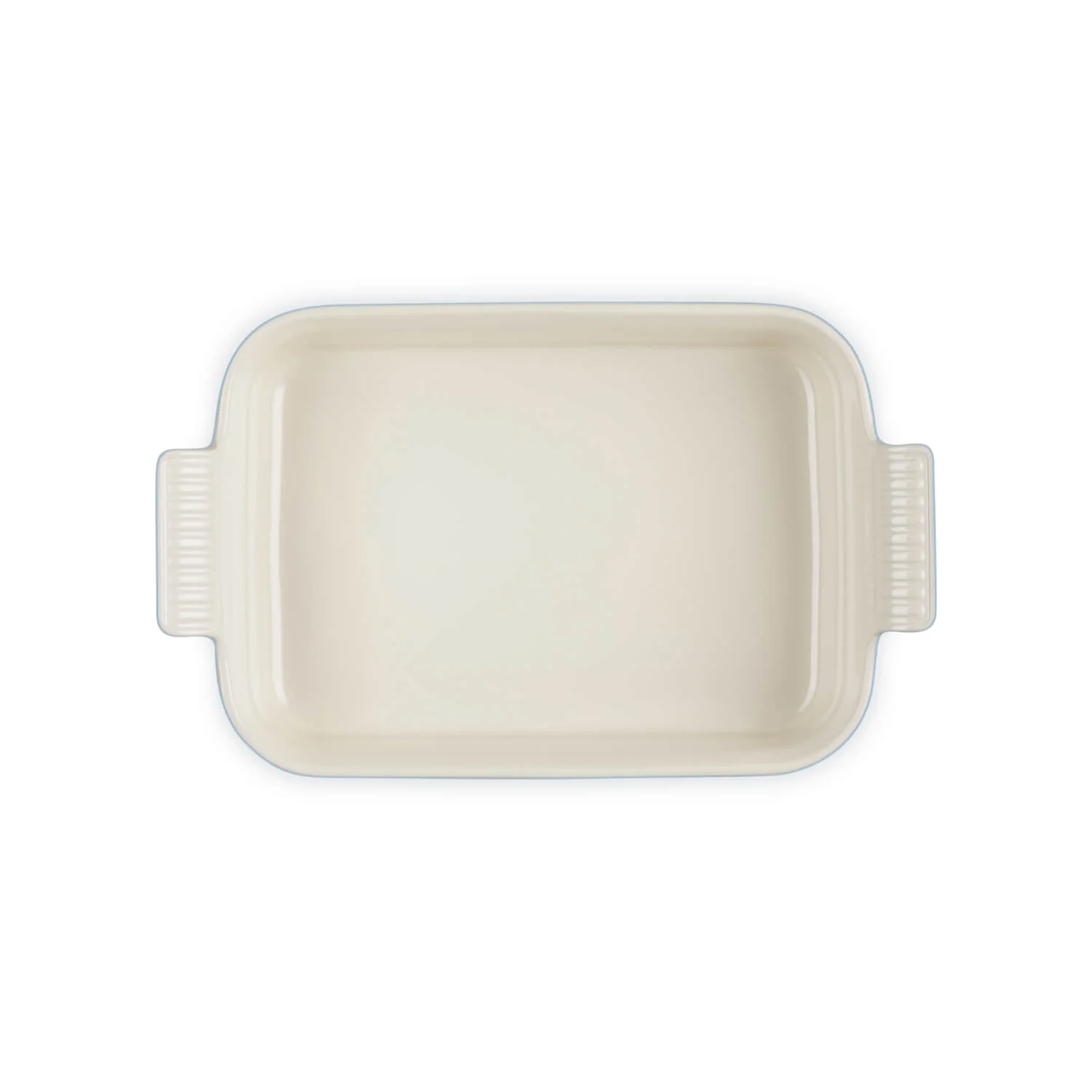 Le Creuset Stoneware Heritage 26cm Deep Rectangular Dish - Chambray - Image 3