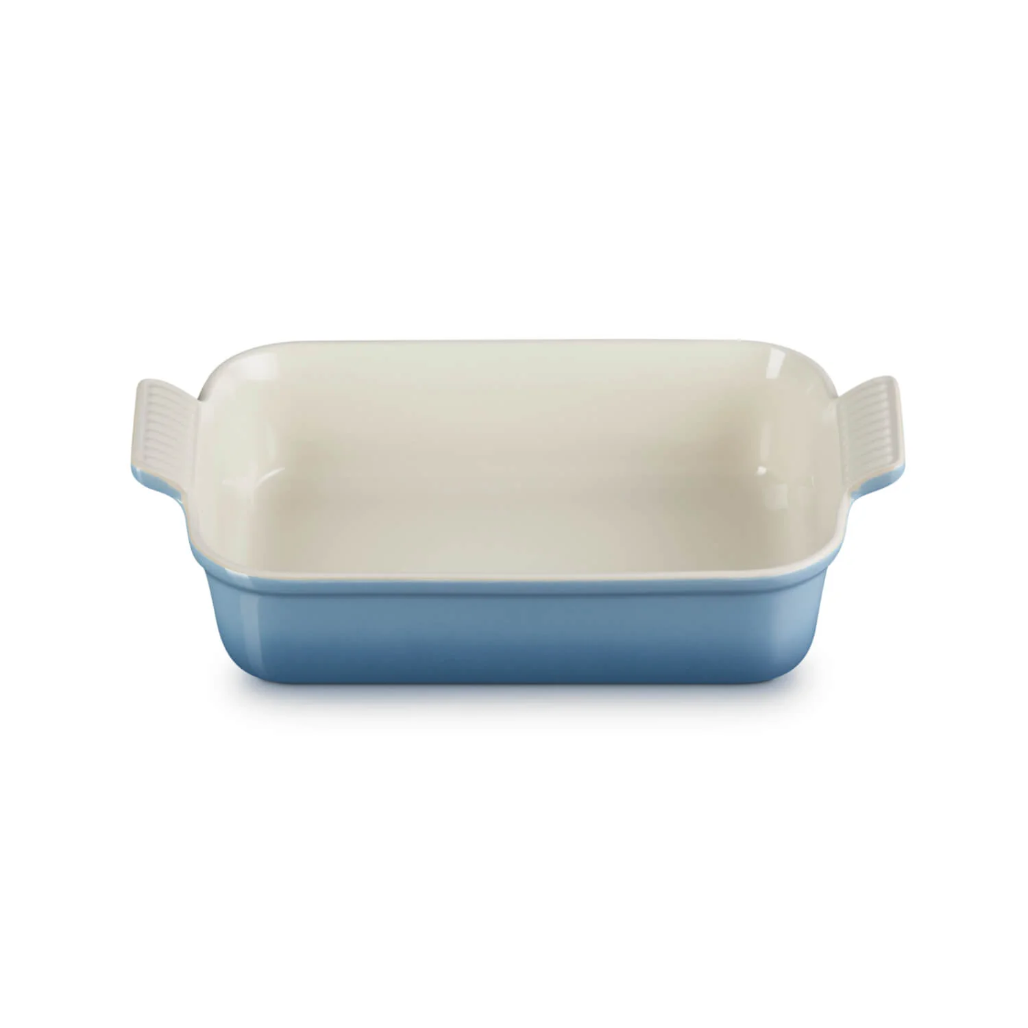 Le Creuset Stoneware Heritage 26cm Deep Rectangular Dish - Chambray - Image 4