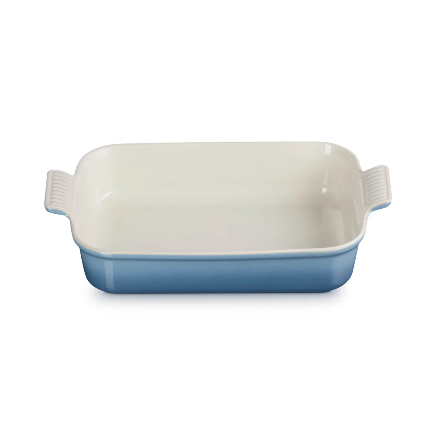 Le Creuset Stoneware Heritage 32cm Deep Rectangular Dish - Chambray - Image 4