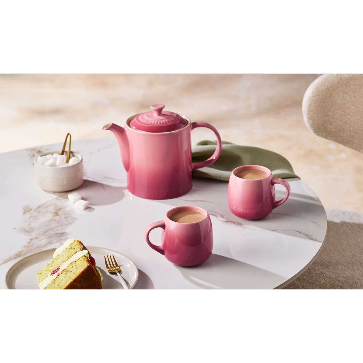 Le Creuset Stoneware Grand Teapot - Rose Quartz - Image 6