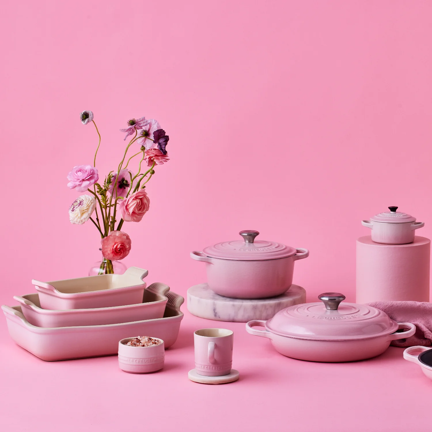 Le Creuset Stoneware Grand Teapot - Shell Pink - Image 7