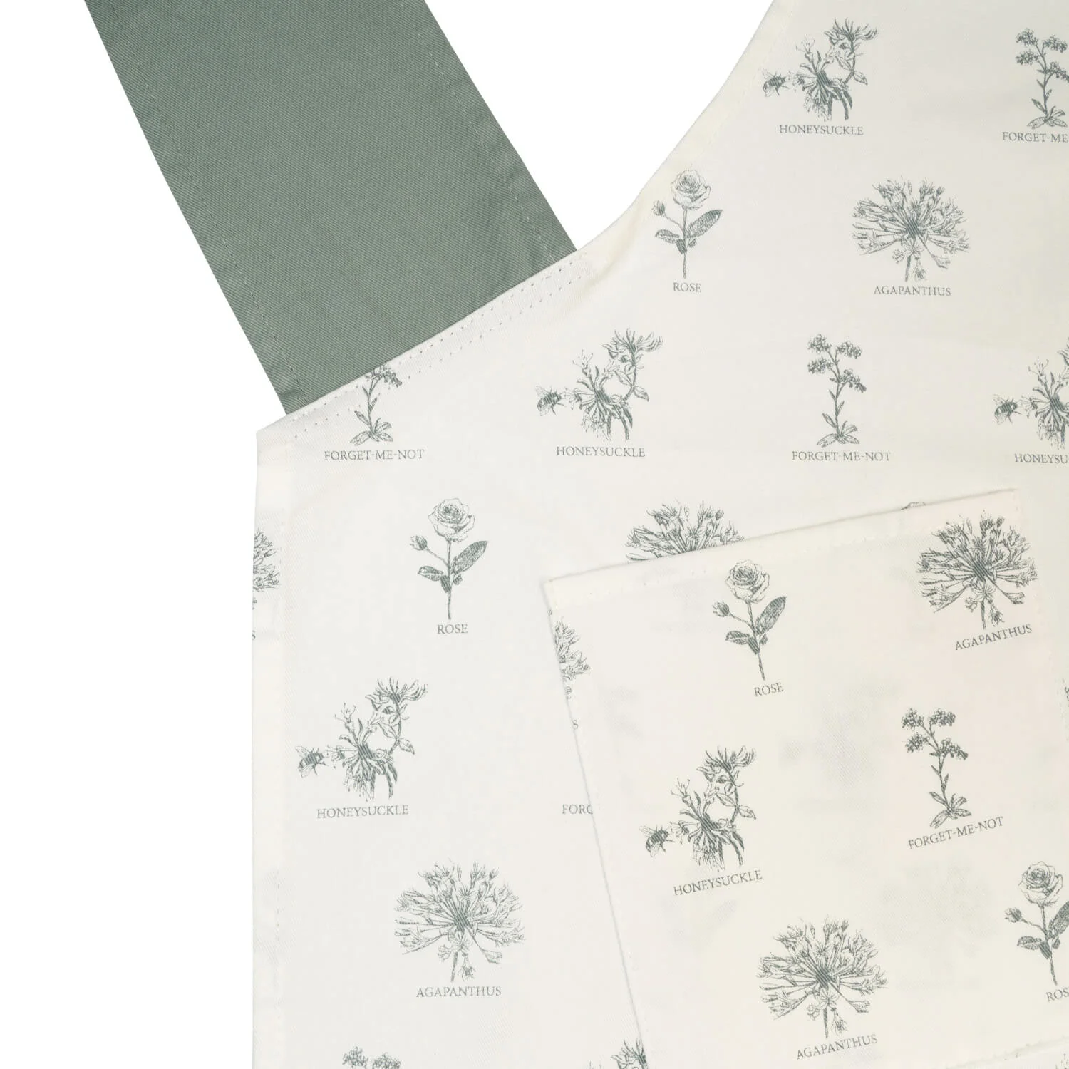 Mary Berry English Garden 100% Cotton Cross Back Apron - Birds - Image 3