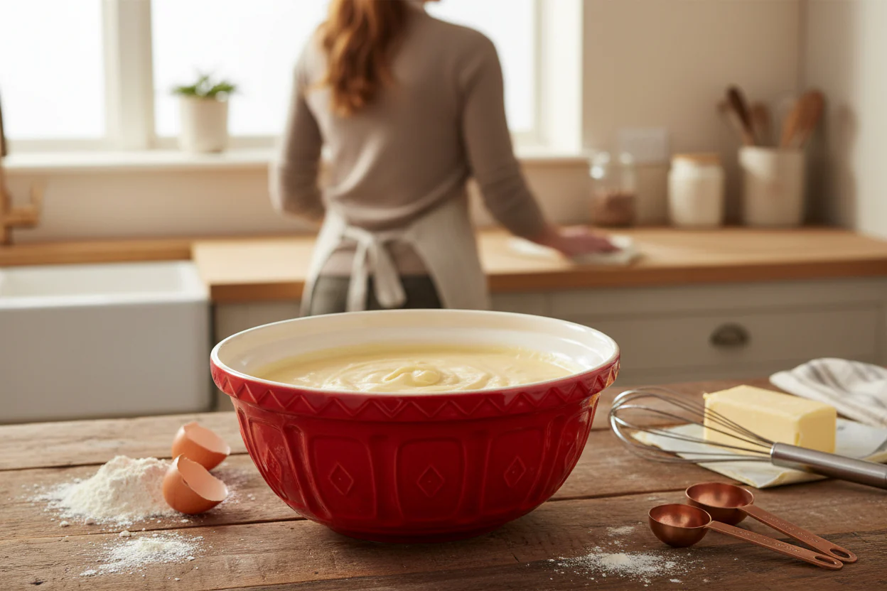 Mason Cash Colour Mix 24cm Stoneware Mixing Bowl - Red - Image 3