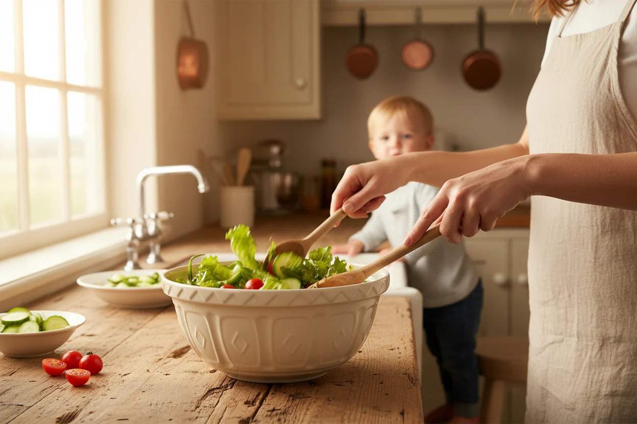 Mason Cash Colour Mix 29cm Stoneware Mixing Bowl - Cream - Image 3