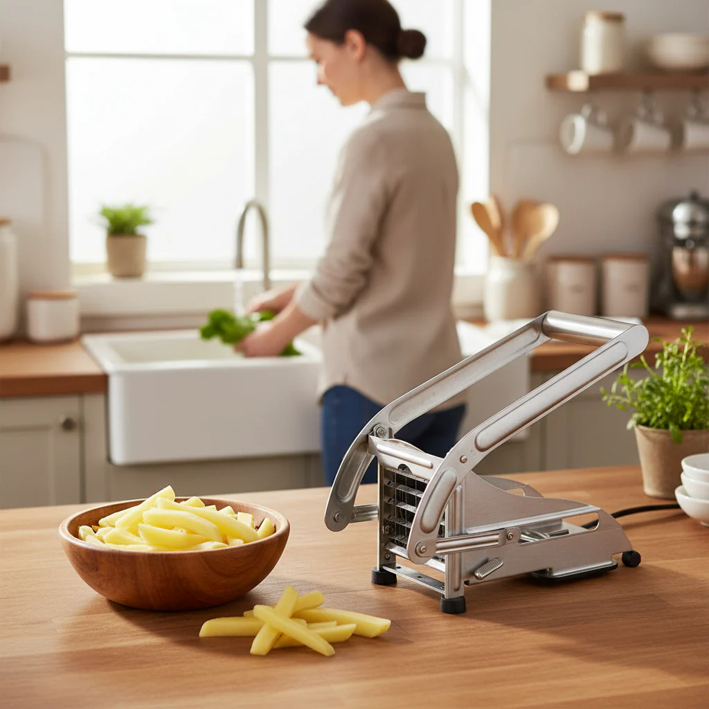 Masterclass Stainless Steel Potato Chipper - Image 3
