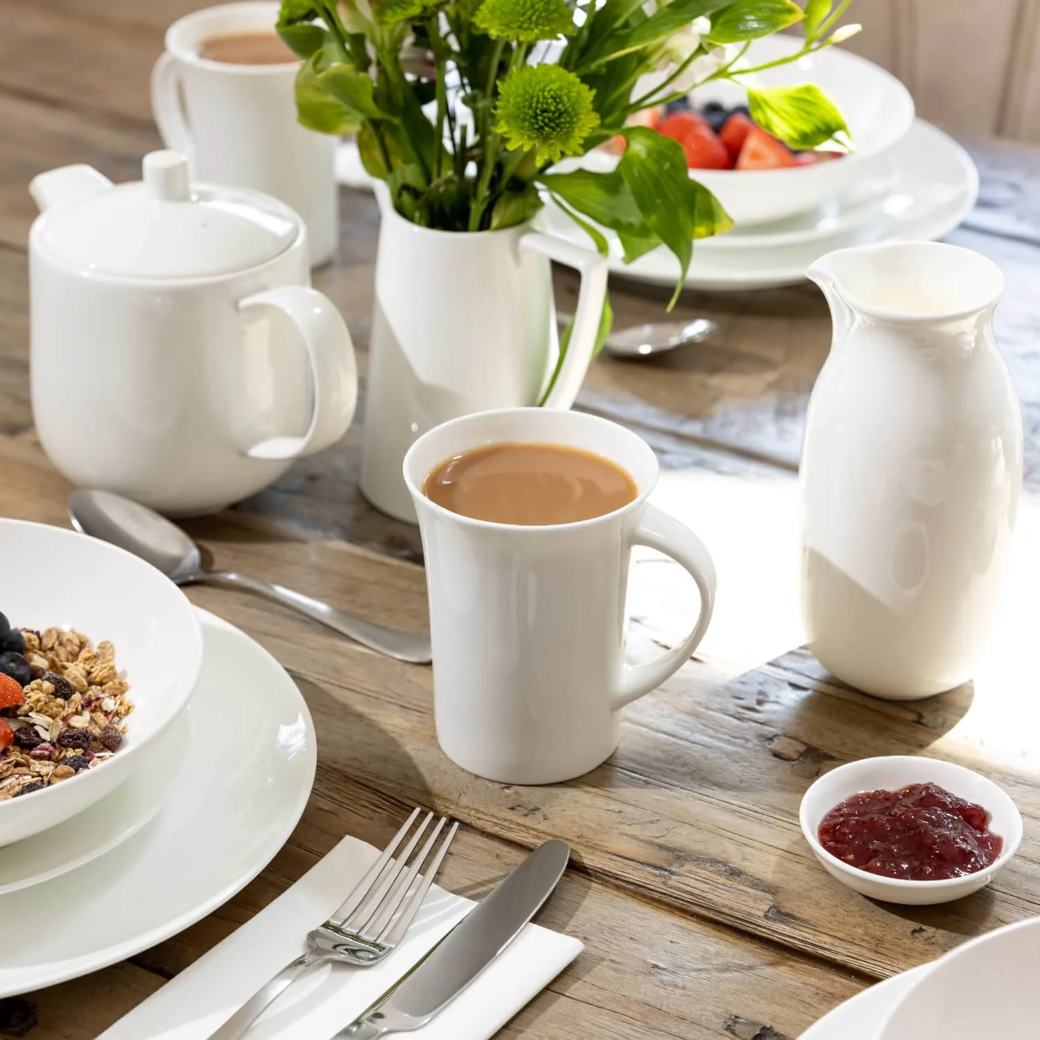 Maxwell & Williams Cashmere White Coupe Side Plate - 19cm - Image 5