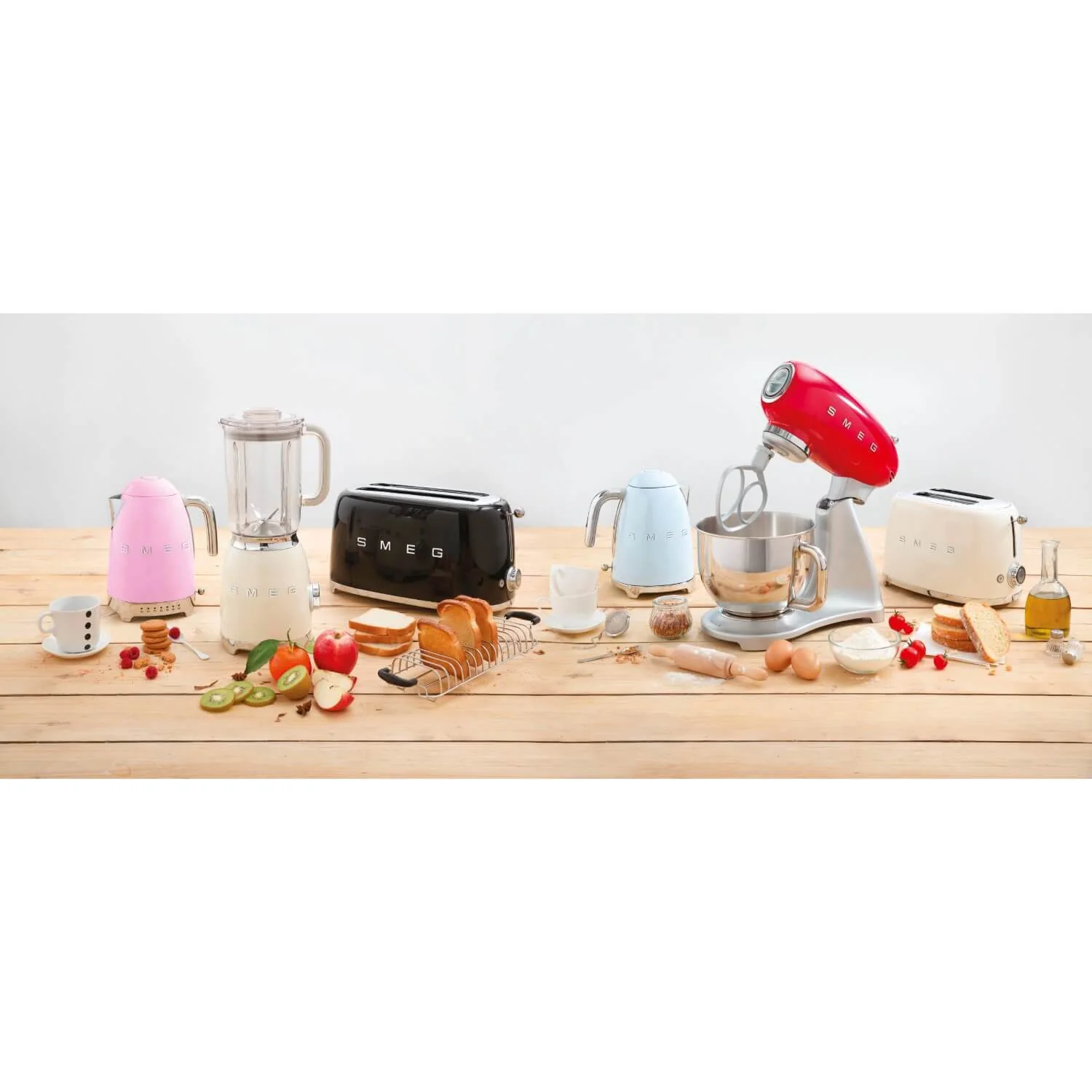 Smeg 50's Style Retro KLF03 Jug Kettle - Red - Image 4