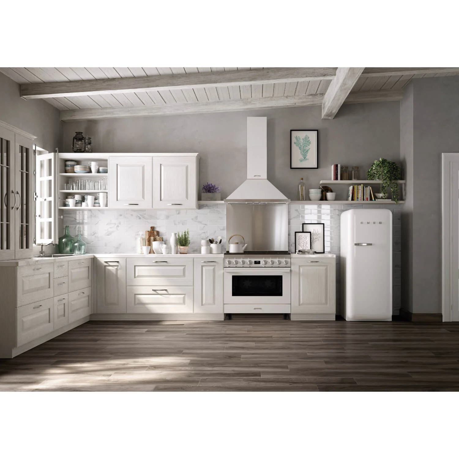 Smeg 50's Style Retro KLF03 Jug Kettle - White - Image 4