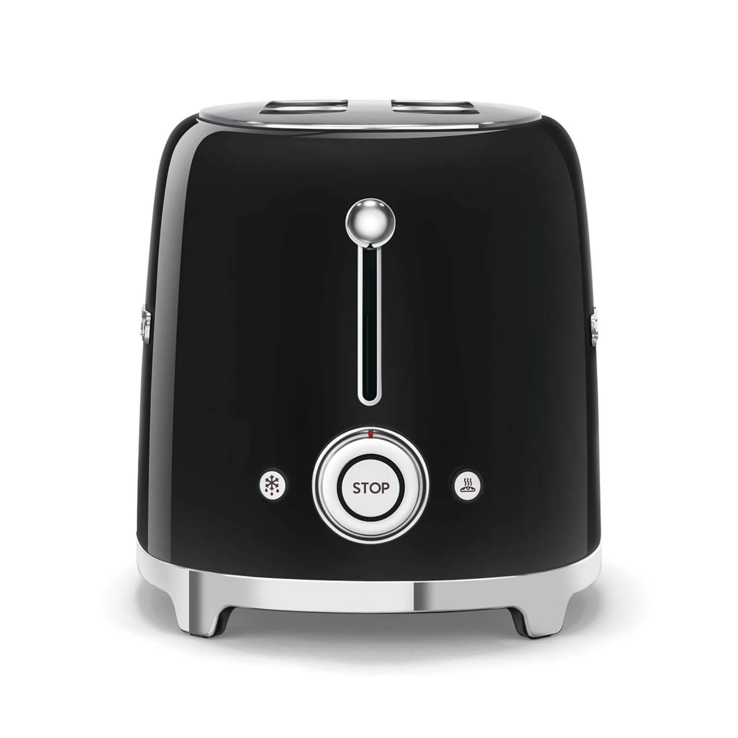 Smeg 50's Style Retro TSF01 2 Slice Toaster - Black - Image 3