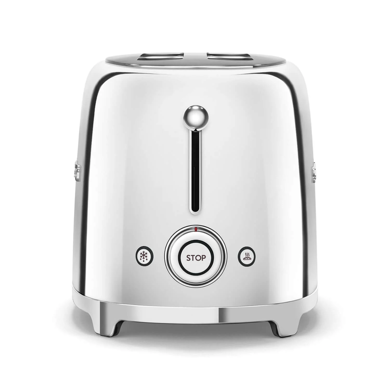 Smeg 50's Style Retro TSF01 2 Slice Toaster - Chrome - Image 3