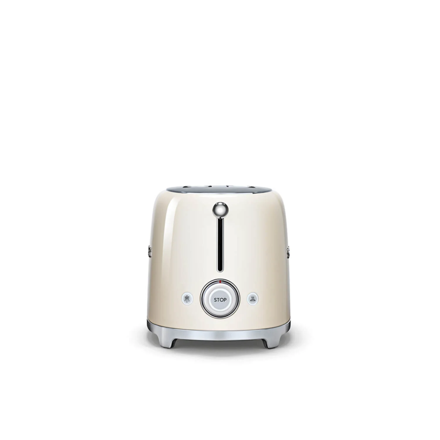 Smeg 50's Style Retro TSF01 2 Slice Toaster - Cream - Image 3