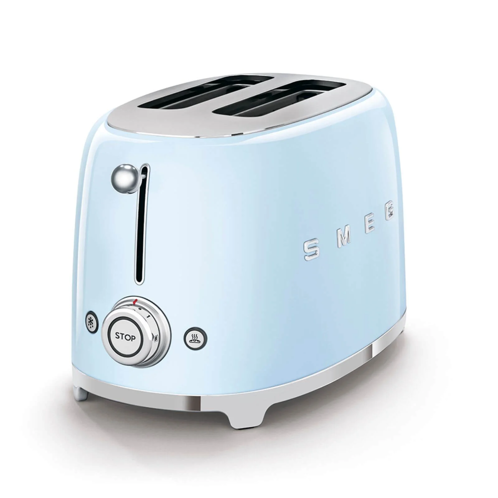 Smeg 50's Style Retro TSF01 2 Slice Toaster - Pastel Blue - Image 3
