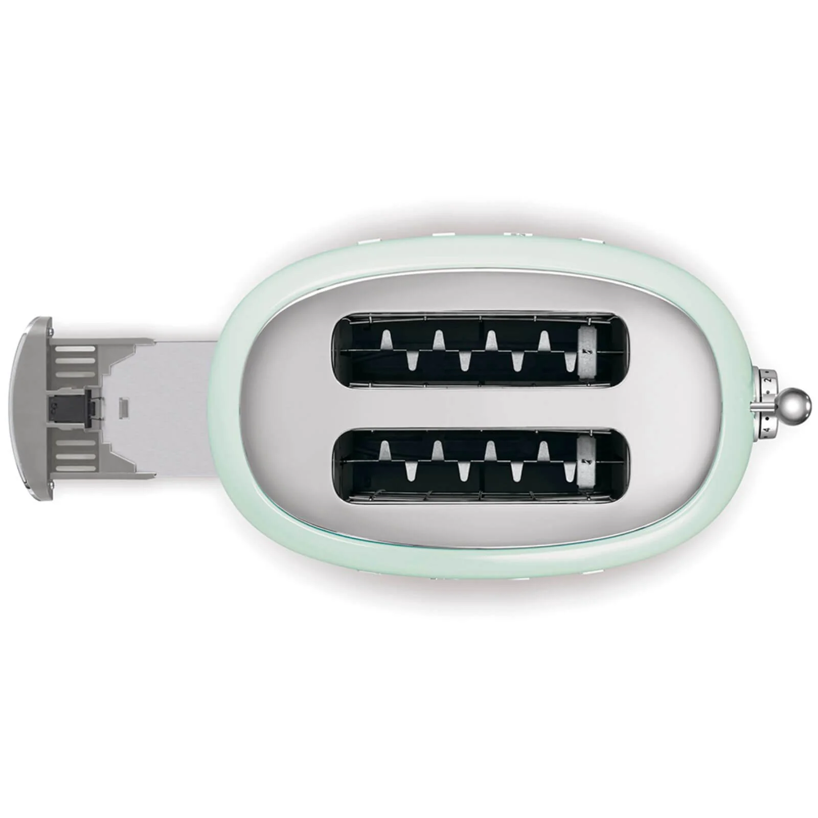 Smeg 50's Style Retro TSF01 2 Slice Toaster - Pastel Green - Image 4