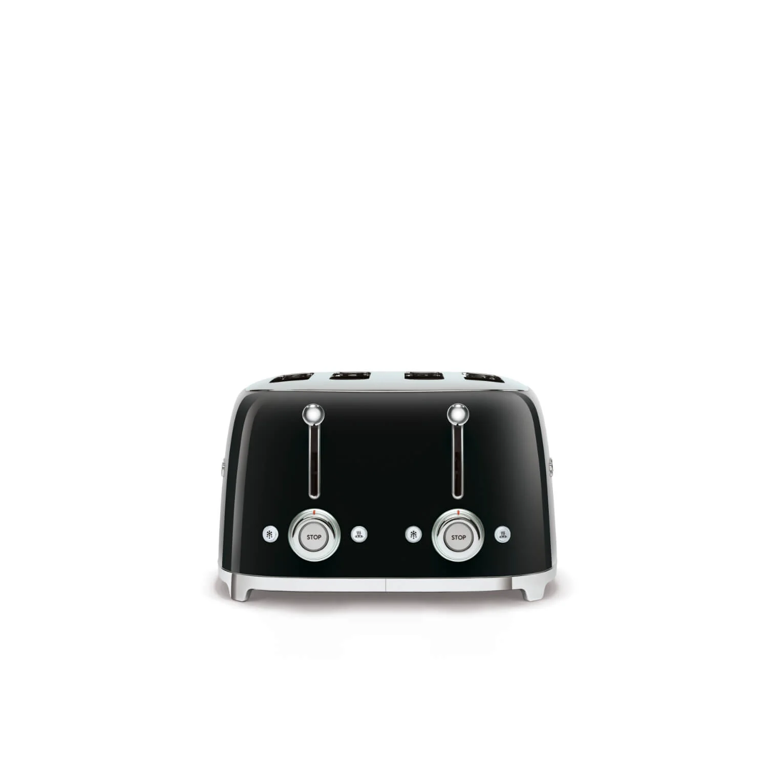 Smeg 50's Style Retro TSF03 4 Slice Toaster - Black - Image 3
