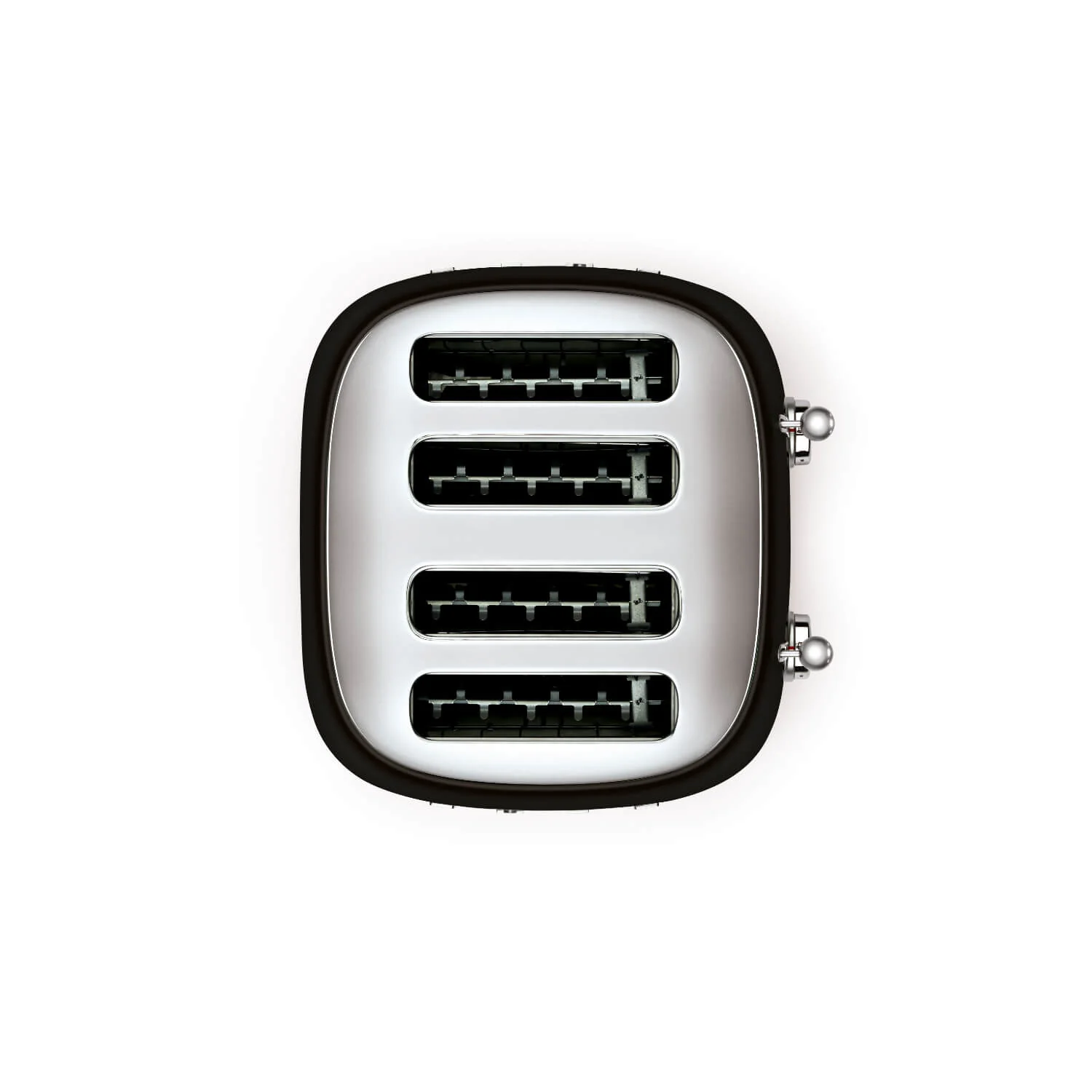 Smeg 50's Style Retro TSF03 4 Slice Toaster - Black - Image 6